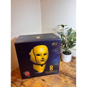 Predire Paris 8 Element Multi-Purpose LED Skincare Mask Gold Light Therapy New